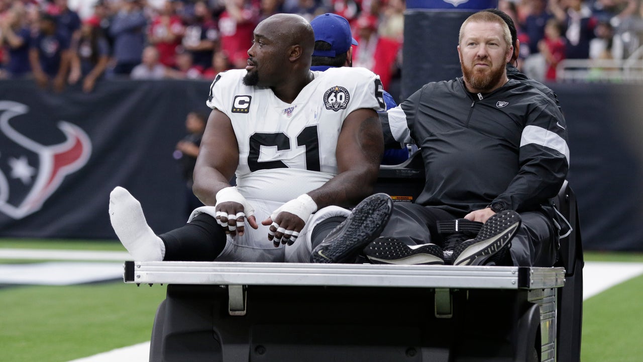 Raiders preparing to play without injured C Rodney Hudson